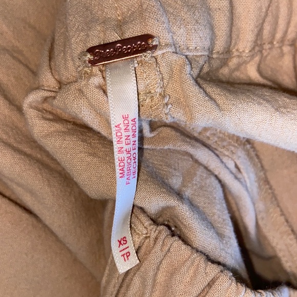 Free People Double Cloth Essential Pant In Mustard Seed - Picture 3 of 3